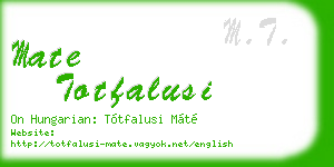 mate totfalusi business card